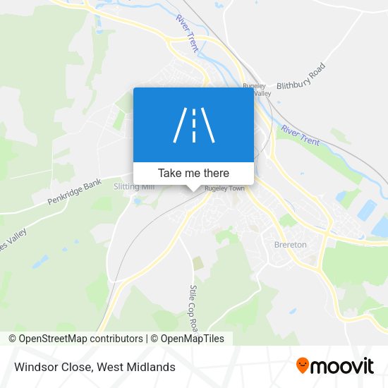 Windsor Close map