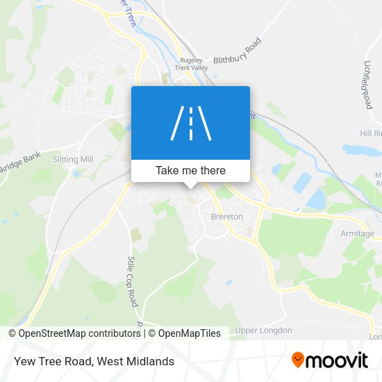 Yew Tree Road map