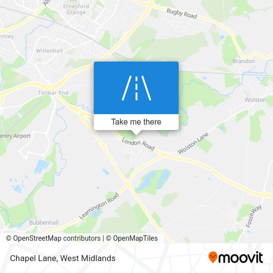 Chapel Lane map