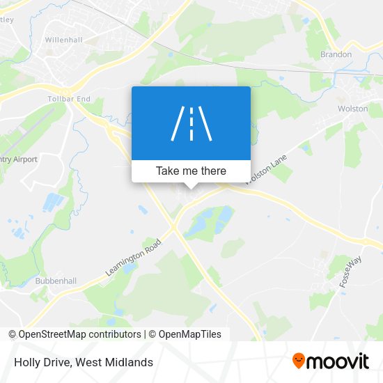 Holly Drive map