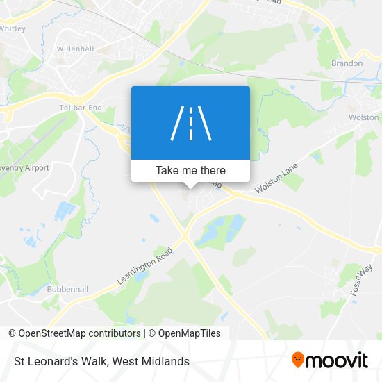 St Leonard's Walk map