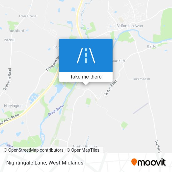 Nightingale Lane map