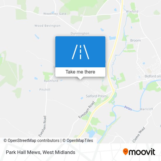 Park Hall Mews map