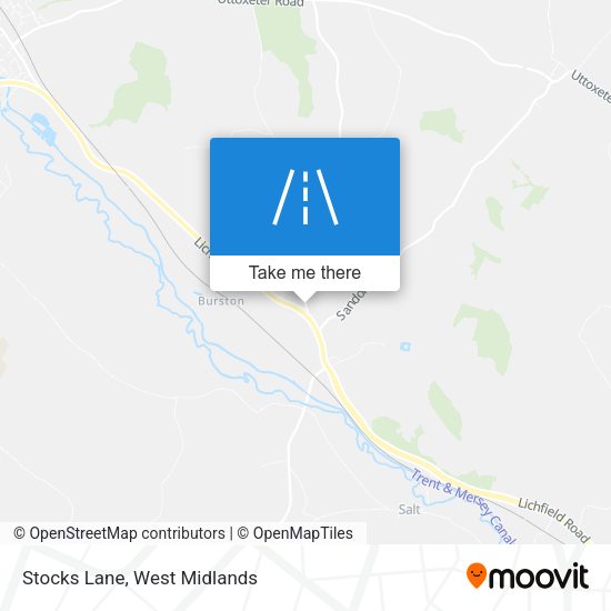 Stocks Lane map