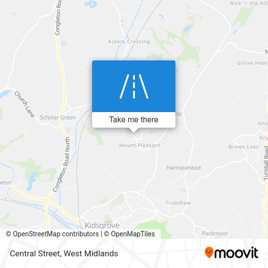 Central Street map
