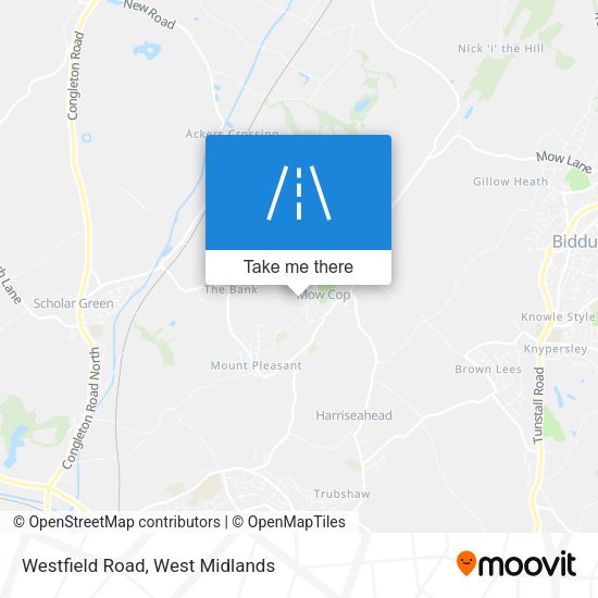 Westfield Road map