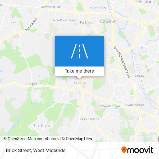Brick Street map