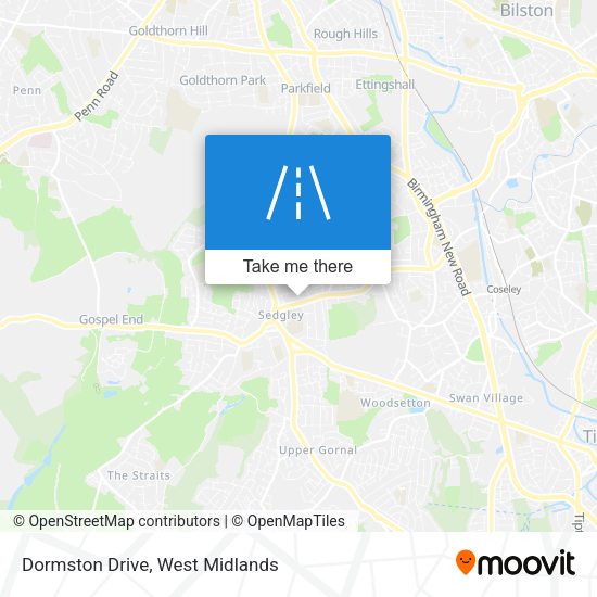 Dormston Drive map