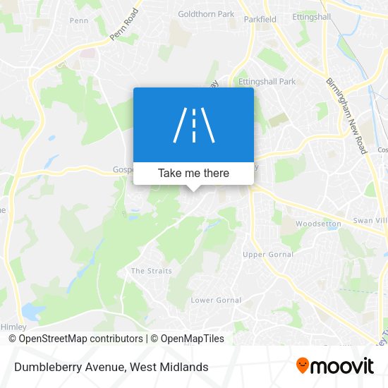 Dumbleberry Avenue map