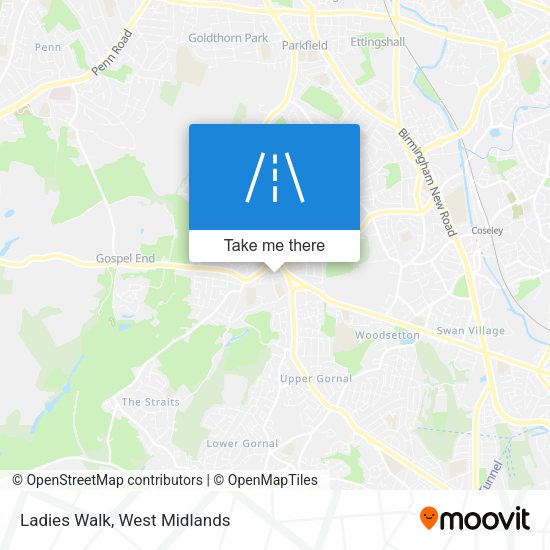 Ladies Walk map