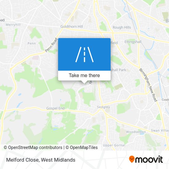 Melford Close map