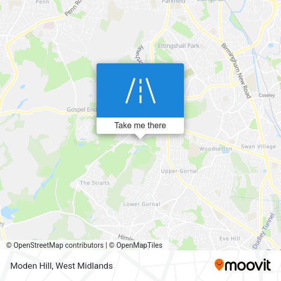 Moden Hill map