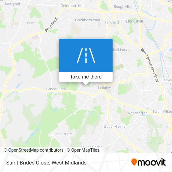 Saint Brides Close map