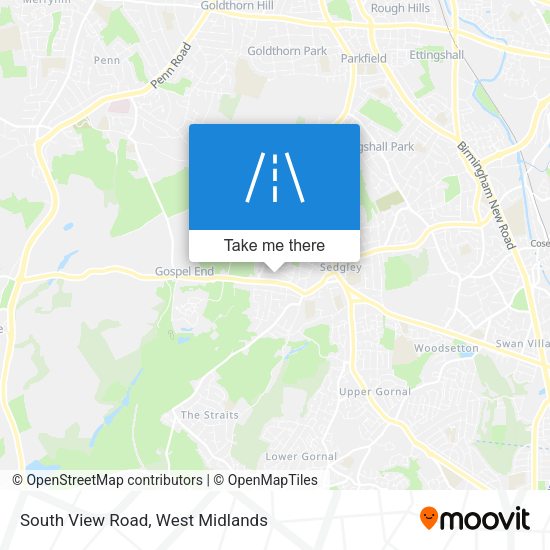 South View Road map