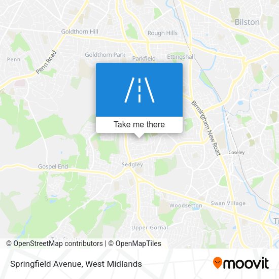 Springfield Avenue map
