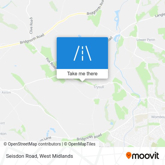 Seisdon Road map