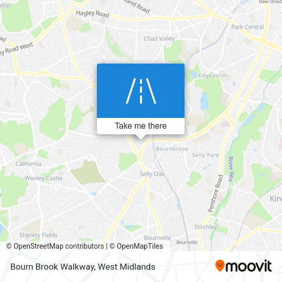Bourn Brook Walkway map