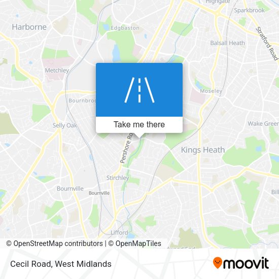 Cecil Road map