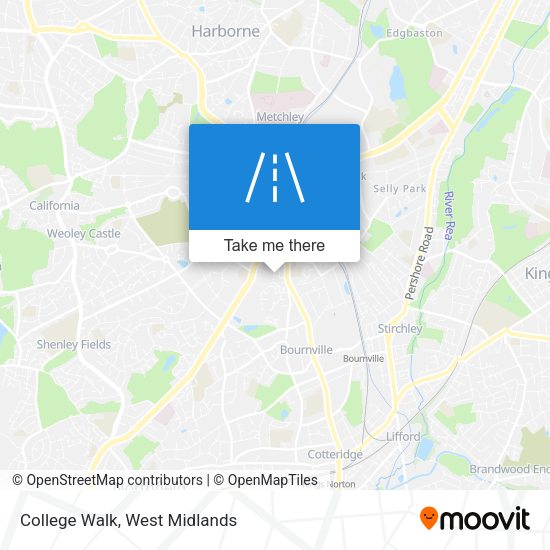 College Walk map