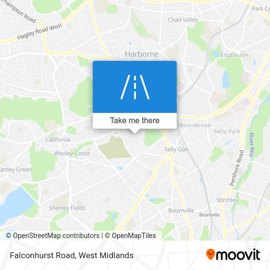 Falconhurst Road map