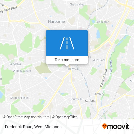 Frederick Road map