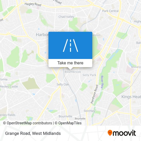Grange Road map