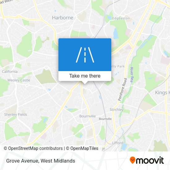 Grove Avenue map