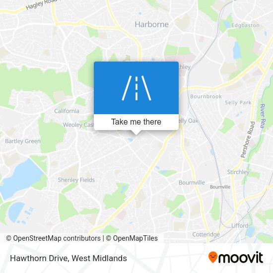 Hawthorn Drive map