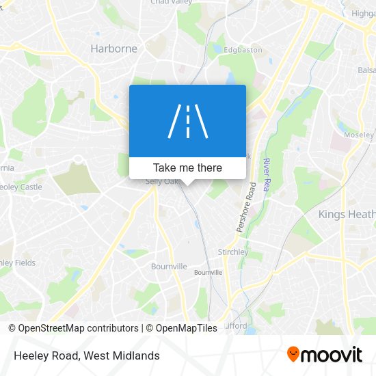 Heeley Road map