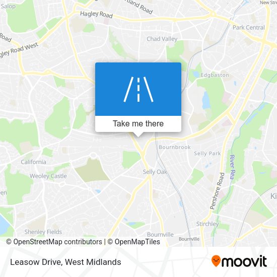 Leasow Drive map