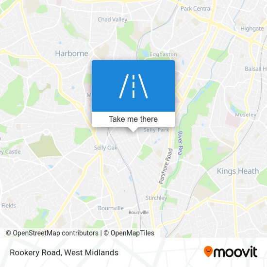 Rookery Road map