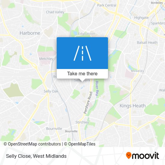 Selly Close map