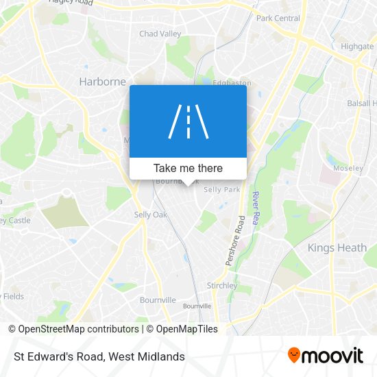 St Edward's Road map