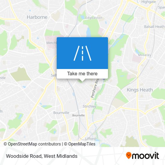 Woodside Road map