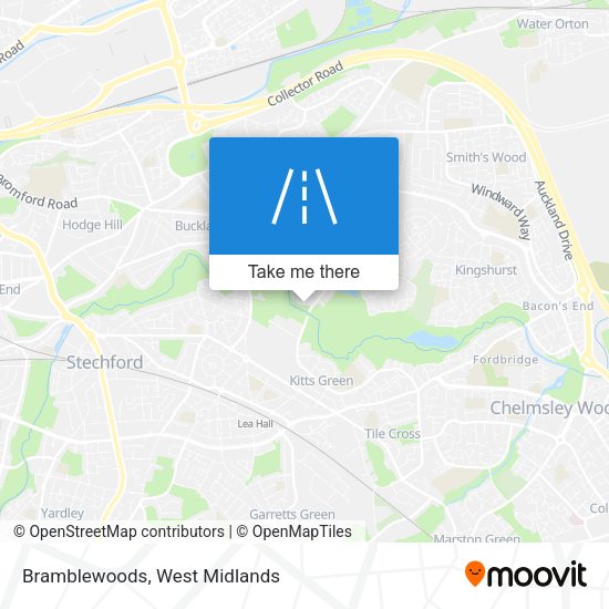 Bramblewoods map