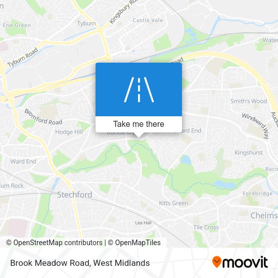 Brook Meadow Road map
