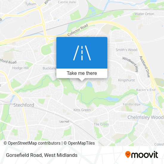 Gorsefield Road map