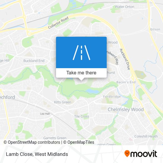 Lamb Close map