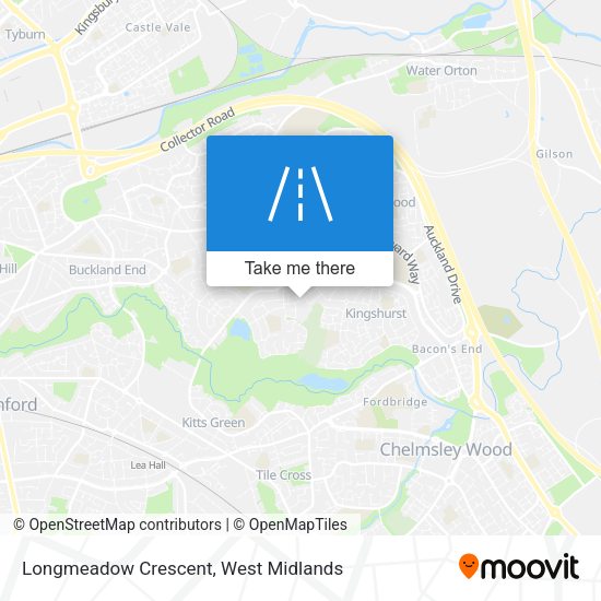 Longmeadow Crescent map