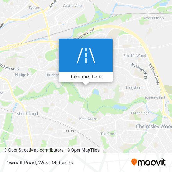Ownall Road map
