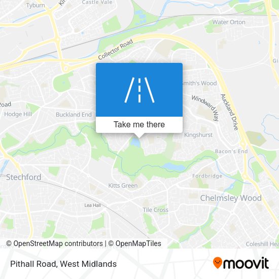 Pithall Road map