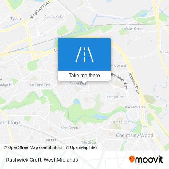 Rushwick Croft map