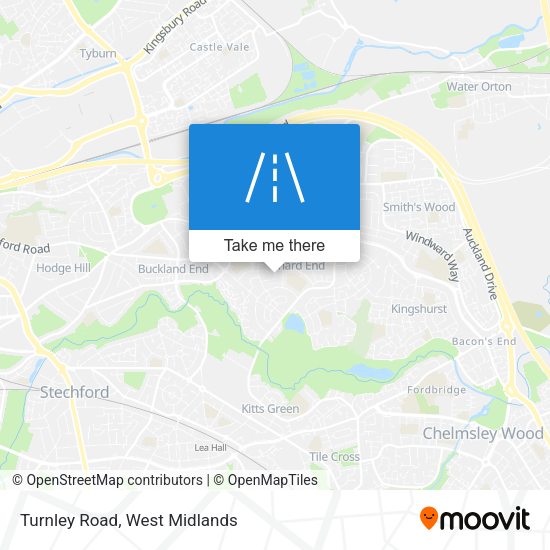 Turnley Road map