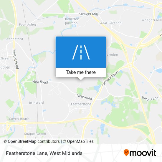 Featherstone Lane map