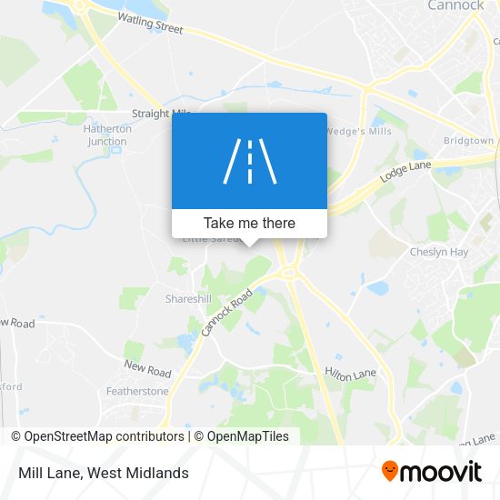 Mill Lane map