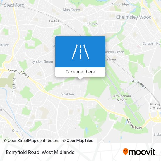 Berryfield Road map