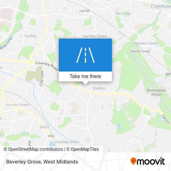 Beverley Grove map