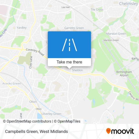 Campbells Green map