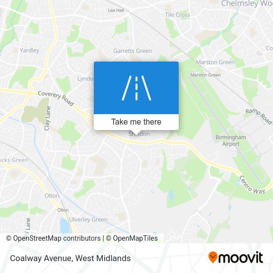 Coalway Avenue map