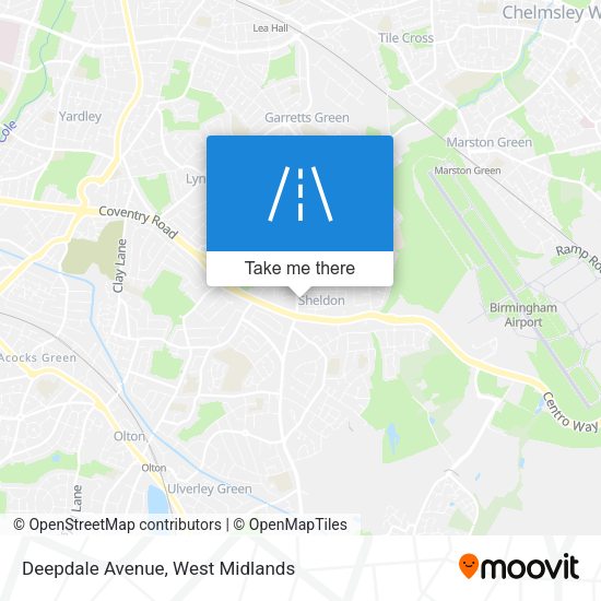 Deepdale Avenue map